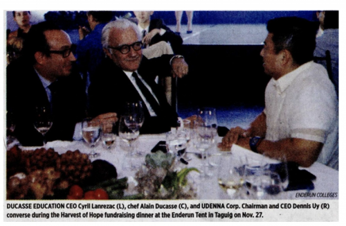 Alain Ducasse: 'Cuisine must respect the Earth and also people'